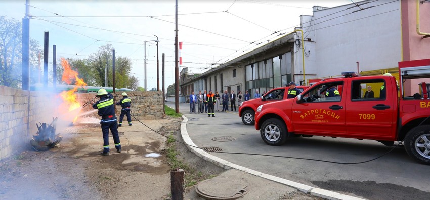 Pokazna vežba u pogonu GSP "Beograd"