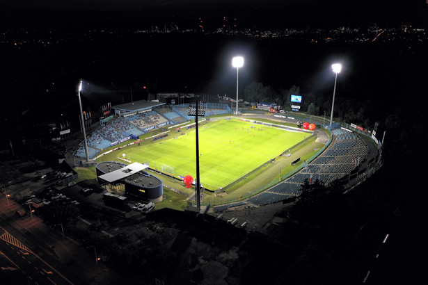 Stadion im. Kazimierza Górskiego podczas meczu grupy spadkowej piłkarskiej Ekstraklasy Wisły Płock z Koroną Kielce