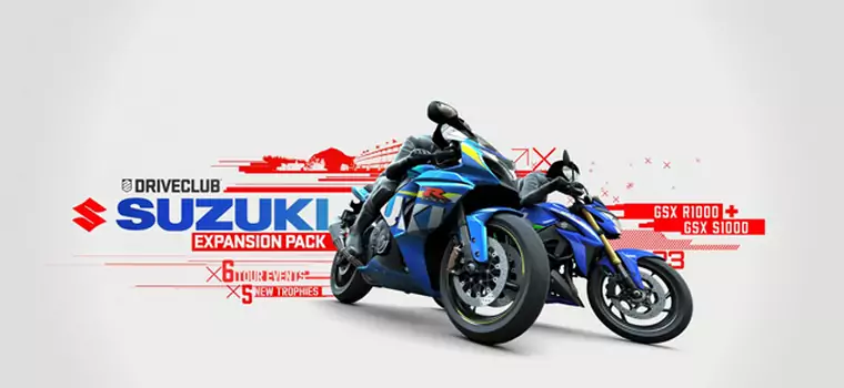 Driveclub Bikes - dodatek Suzuki