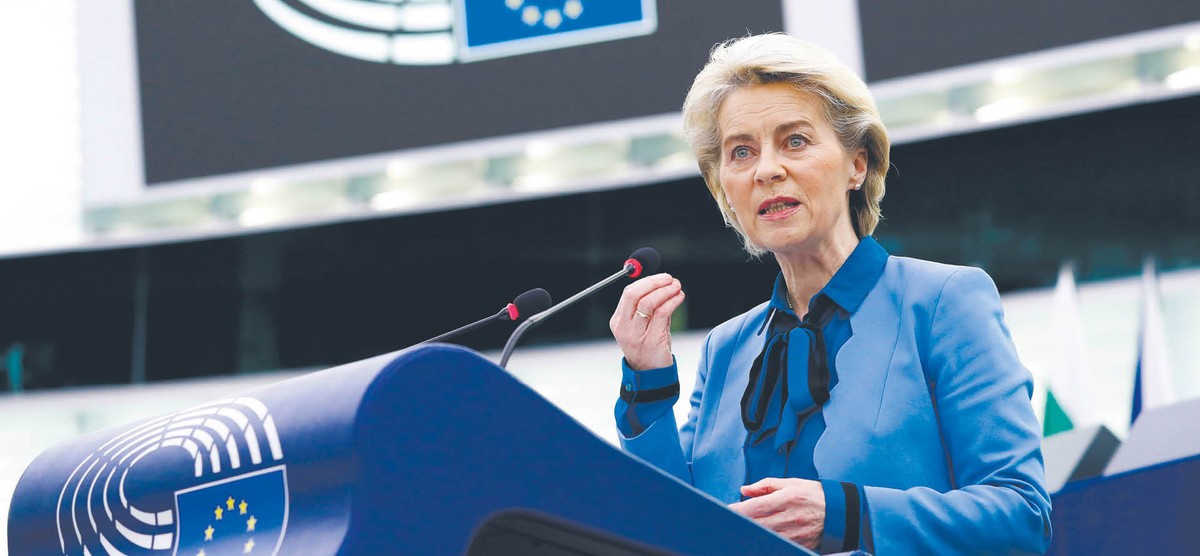 Przywódcy UE spotykają się dziś w sprawie wojny w Ukrainie po raz kolejny. Na zdjęciu – szefowa Komisji Europejskiej