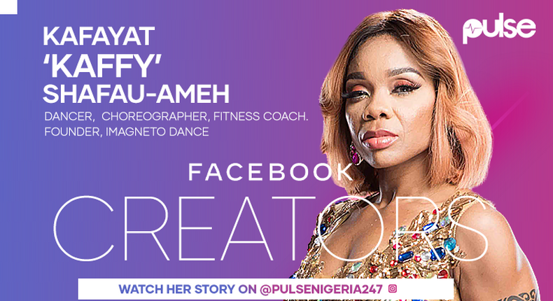 Meet Dr. Kafayat-Shafau-Ameh,  'Kaffy' Nigeria's dance queen  in the Facebook x Pulse  #FacebookCreators Campaign