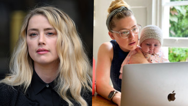 Amber Heard samotnie wychowuje córkę. Temat ojca dziecka budzi kontrowersje 