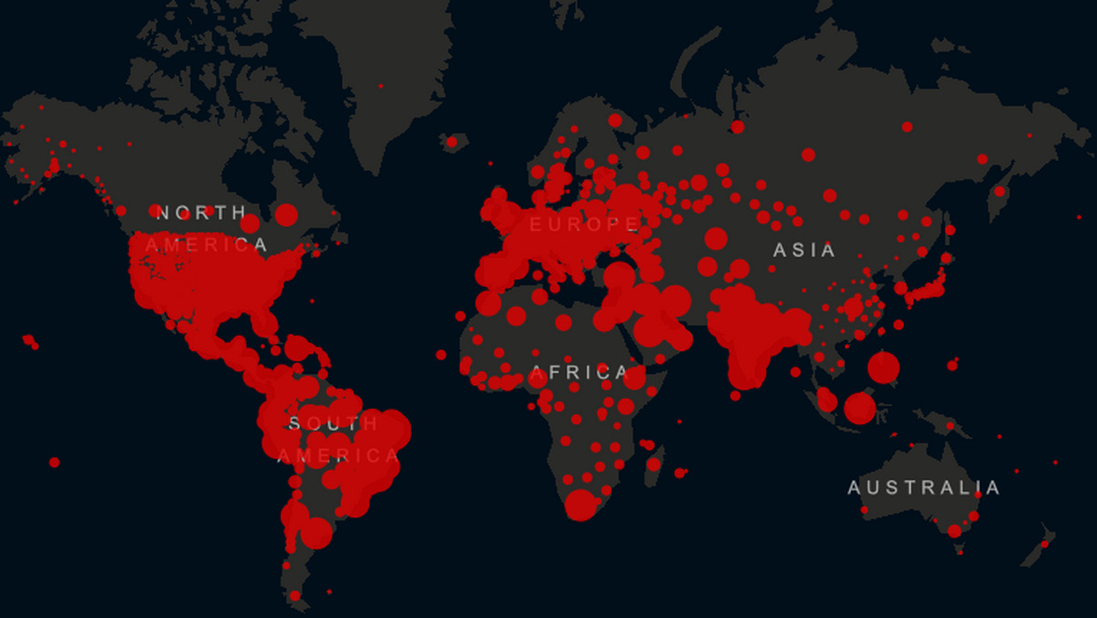 Koronawirus. Ponad 40 mln zakażeń na świecie