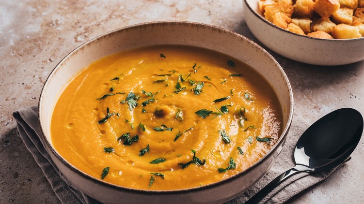 sütőtök, leves, krémleves, recept
