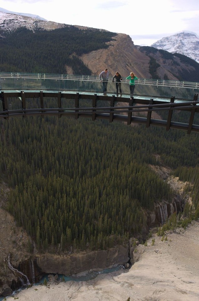 Glacier Skywalk w Kanadzie