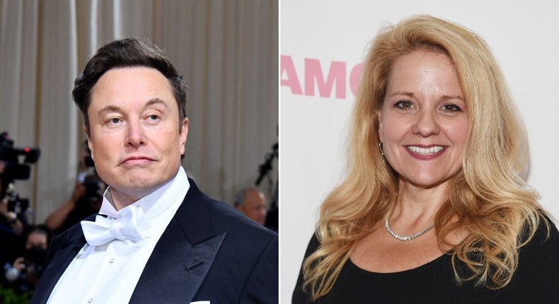 Elon Musk and Gwynne Shotwell.