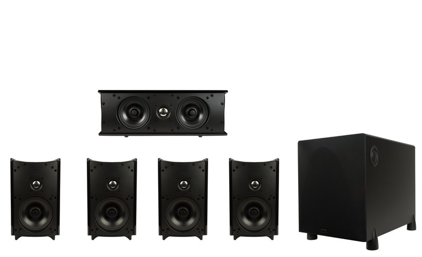 <b>Definitive Technology ProCinema 600</b>
<br><br>
Satelitarny zestaw kina domowego wyposażony w 4 podwieszane kolumny satelitarne, kolumnę centralną pod telewizor oraz dedykowany subwoofer, w zależności od wersji o mocach: 250 lub 300W. Obudowa satelit wykonana jest z aluminium, każda z nich posiada dodatkową membranę bierną na szczycie dla lepszego przetwarzania średnich tonów, subwoofer został wyposażony w głośnik aktywny i membranę pasywną, dla większej potęgi niskich tonów.
<br><br>
Cena: 3 699 zł