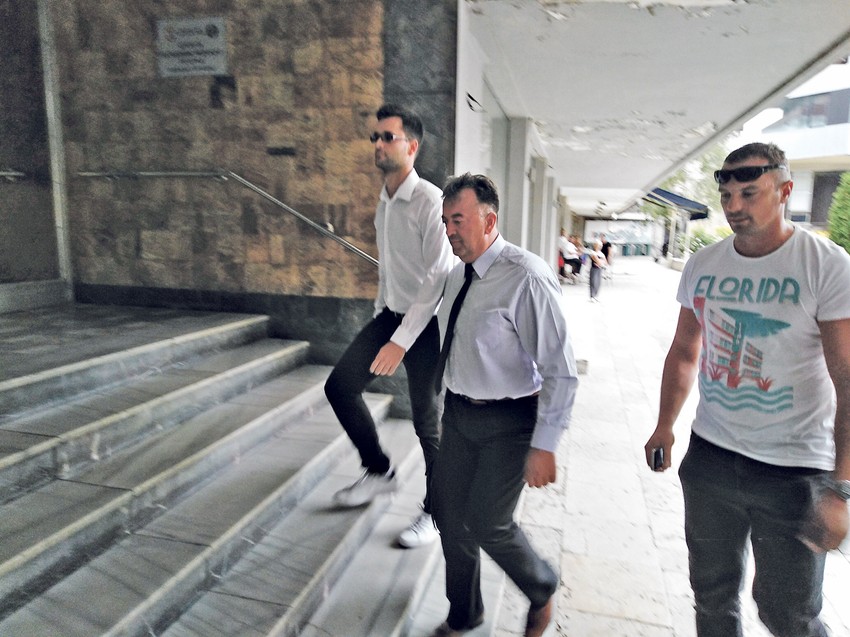 Milutin Jeličić Jutka dolazi na jučerašnje suđenje