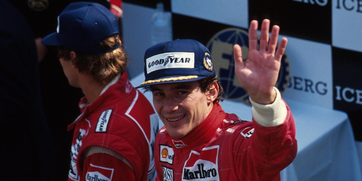 Ayrton Senna.