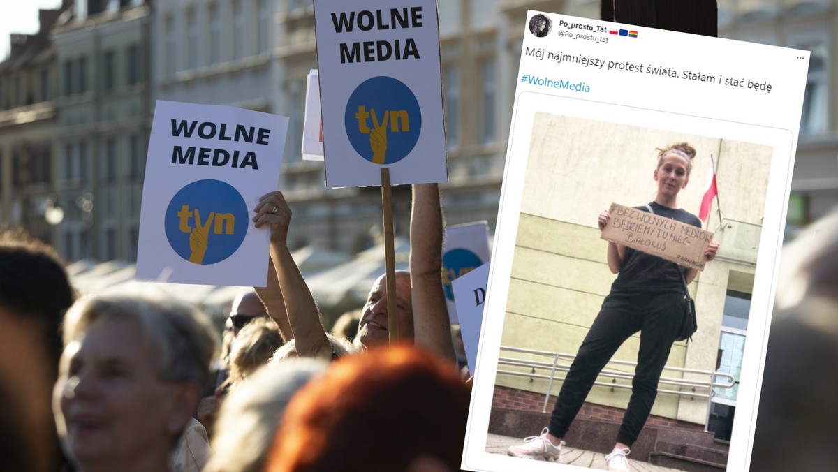 Rypin. Najmniejszy protest przeciwko ustawie medialnej