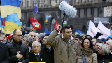 Zdecydowane słowa Witalija Kliczki podczas demonstracji na Ukrainie