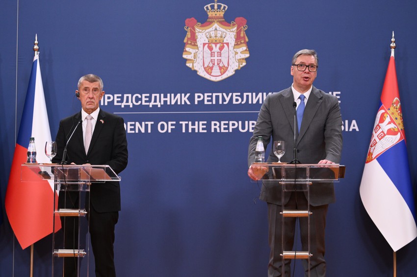 Andrej Babiš, Aleksandar Vučić