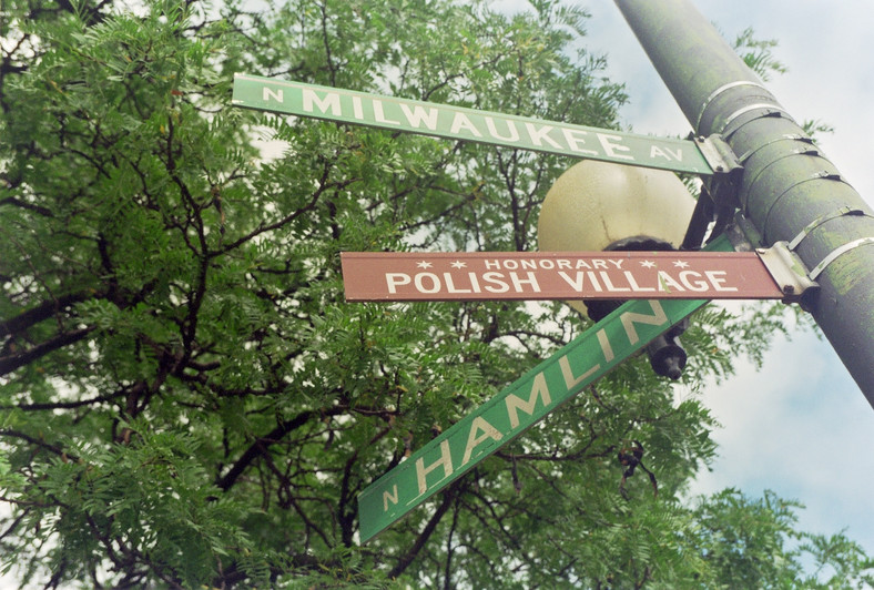 Honorowa polska ulica na Jackowie, Chicago, wrzesień 2019.