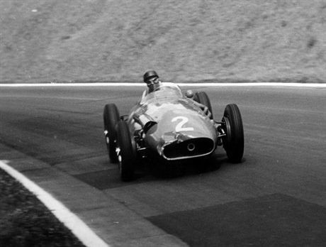 Fangio in a Maserati, Nürburgring 1957