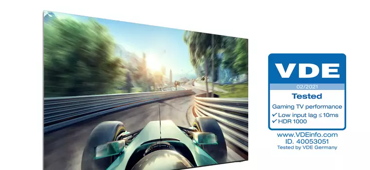 Telewizory Samsung Neo QLED z certyfikatem VDE "Gaming TV Performance"