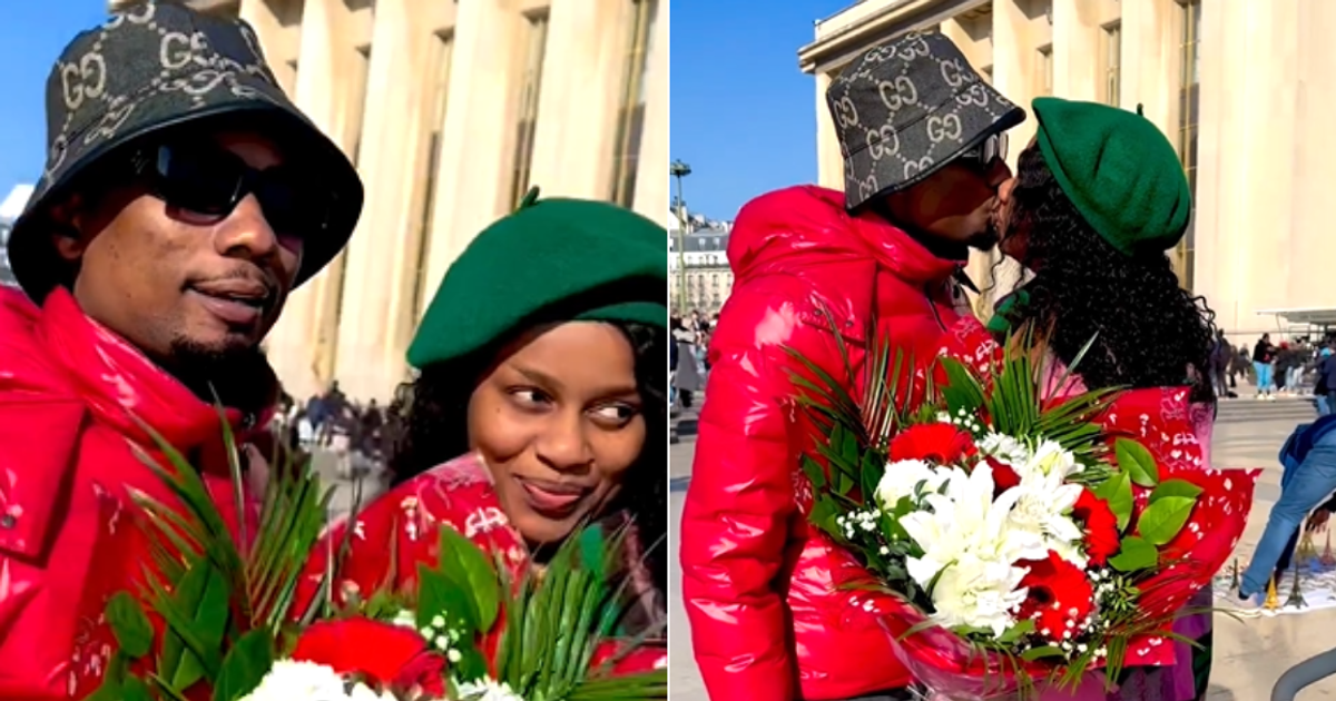 Nandy and husband Billnass celebrate Valentine's Day in France [Video ...