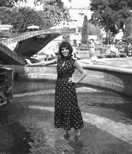 Sława Przybylska w Opolu w latach 70-tych