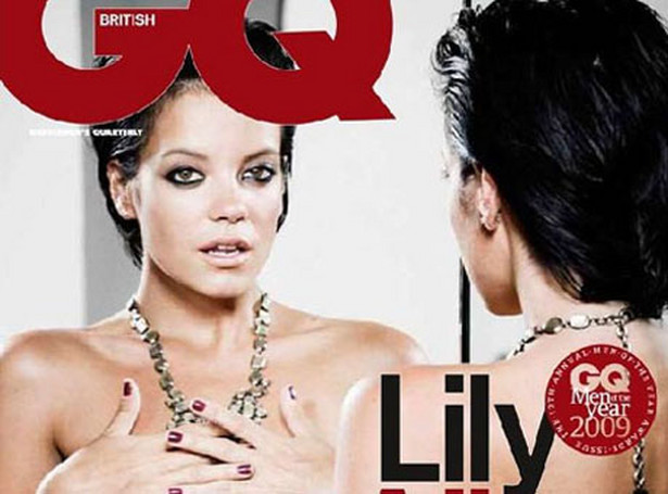 Figlarne piersi Lily Allen w "GQ"