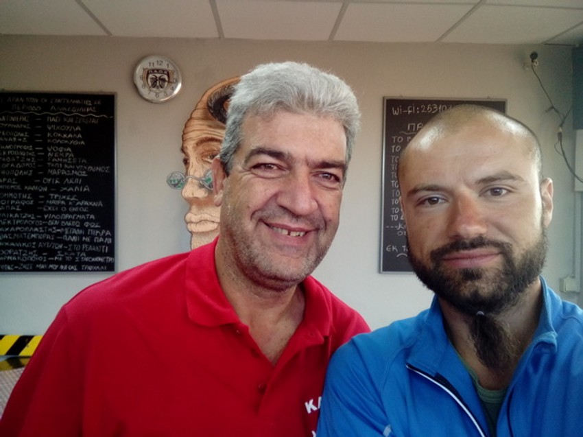 Grk Hristos je ugostio Miloša u svom lokalu