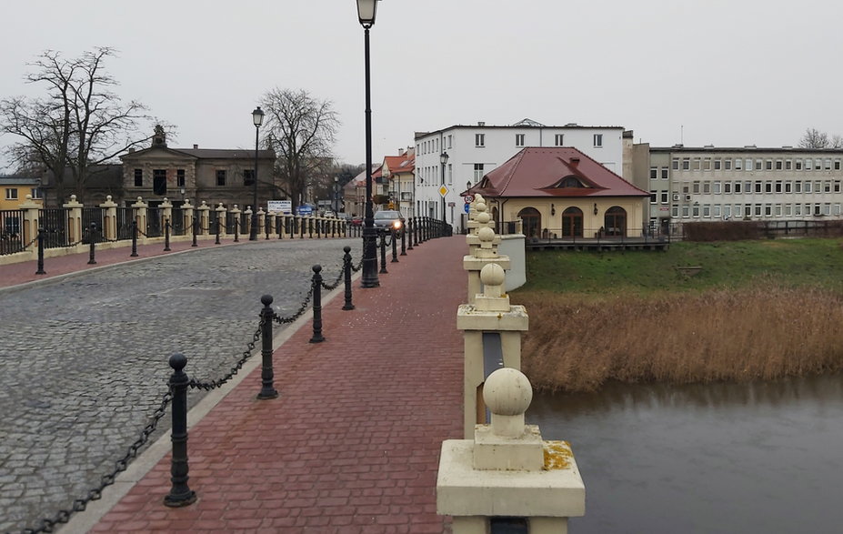 Widok z mostu Toruńskiego  lata  wspólczesne