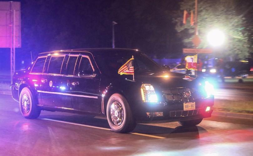 Limuzyna z prezydentem Stanów Zjednoczonych Barackiem Obamą