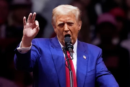 Donald Tramp u Medison Skver Gardenu 27. oktobra