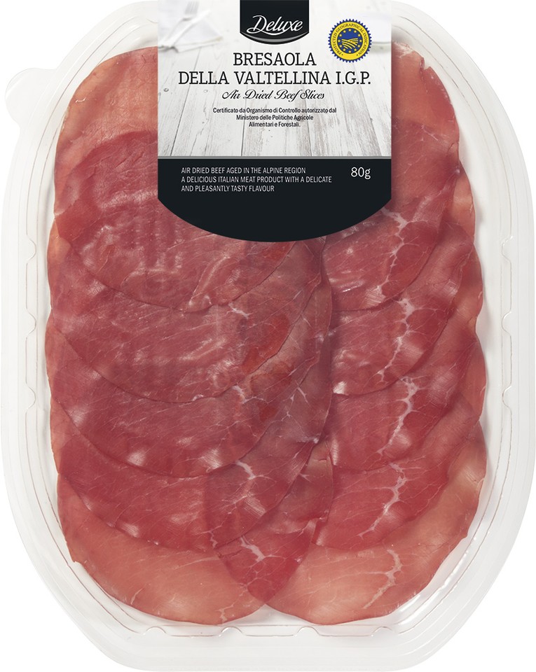 Wędlina wołowa Bresaola  (9,99 zł/80 g/1 opak.)