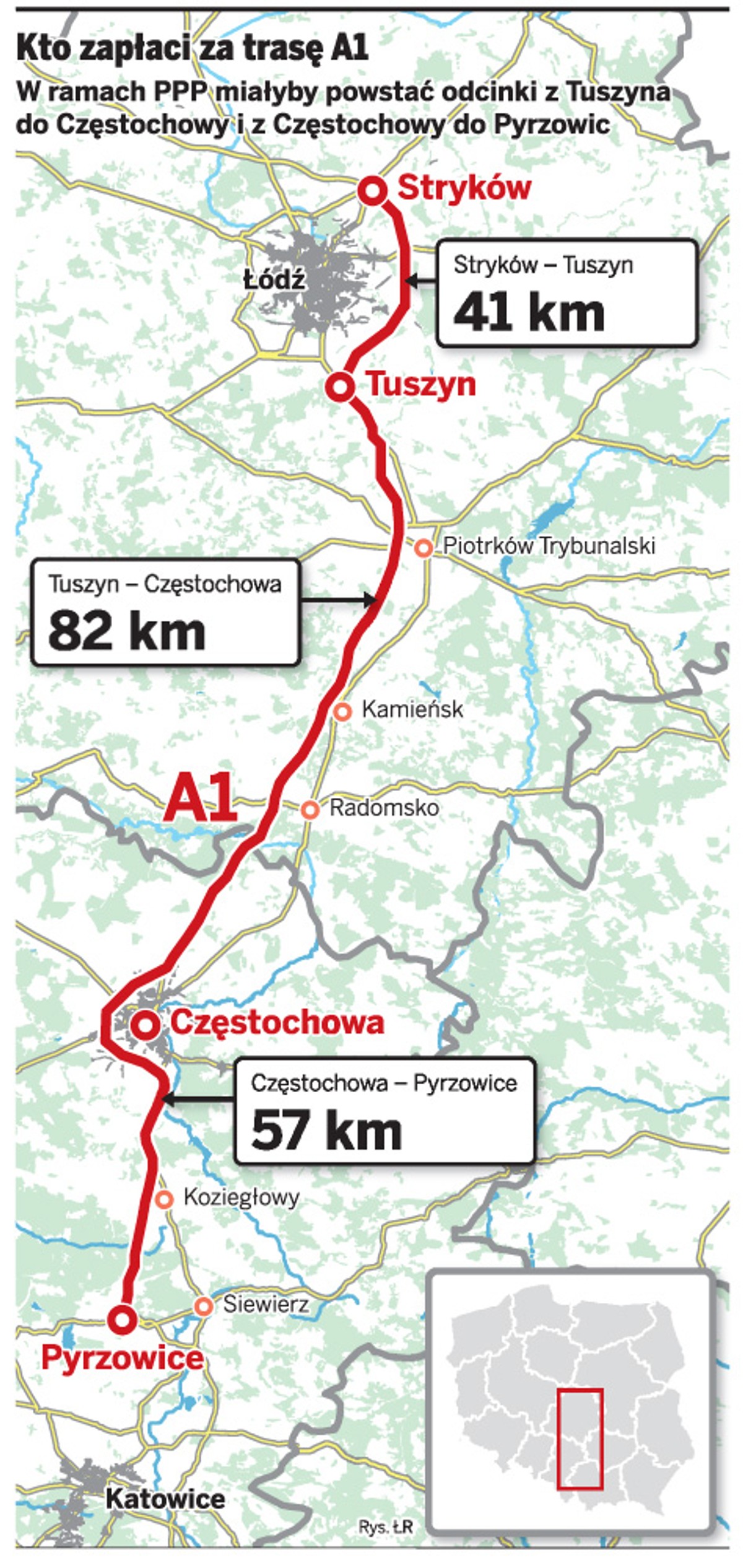 Kto zapłaci za trasę A1