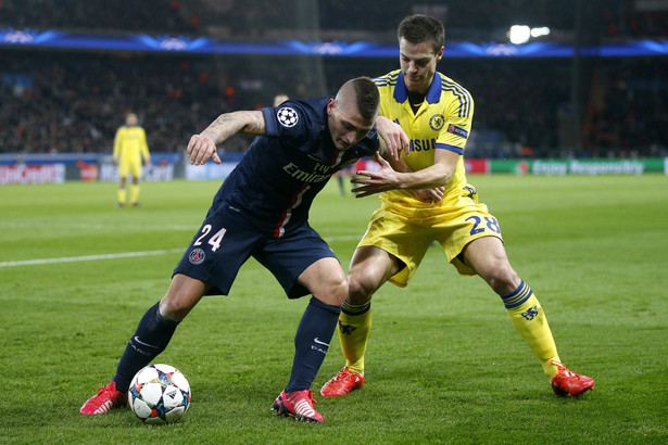 Liga Mistrzów: Remis w meczu PSG - Chelsea. Bayern też nie wygrał. WIDEO