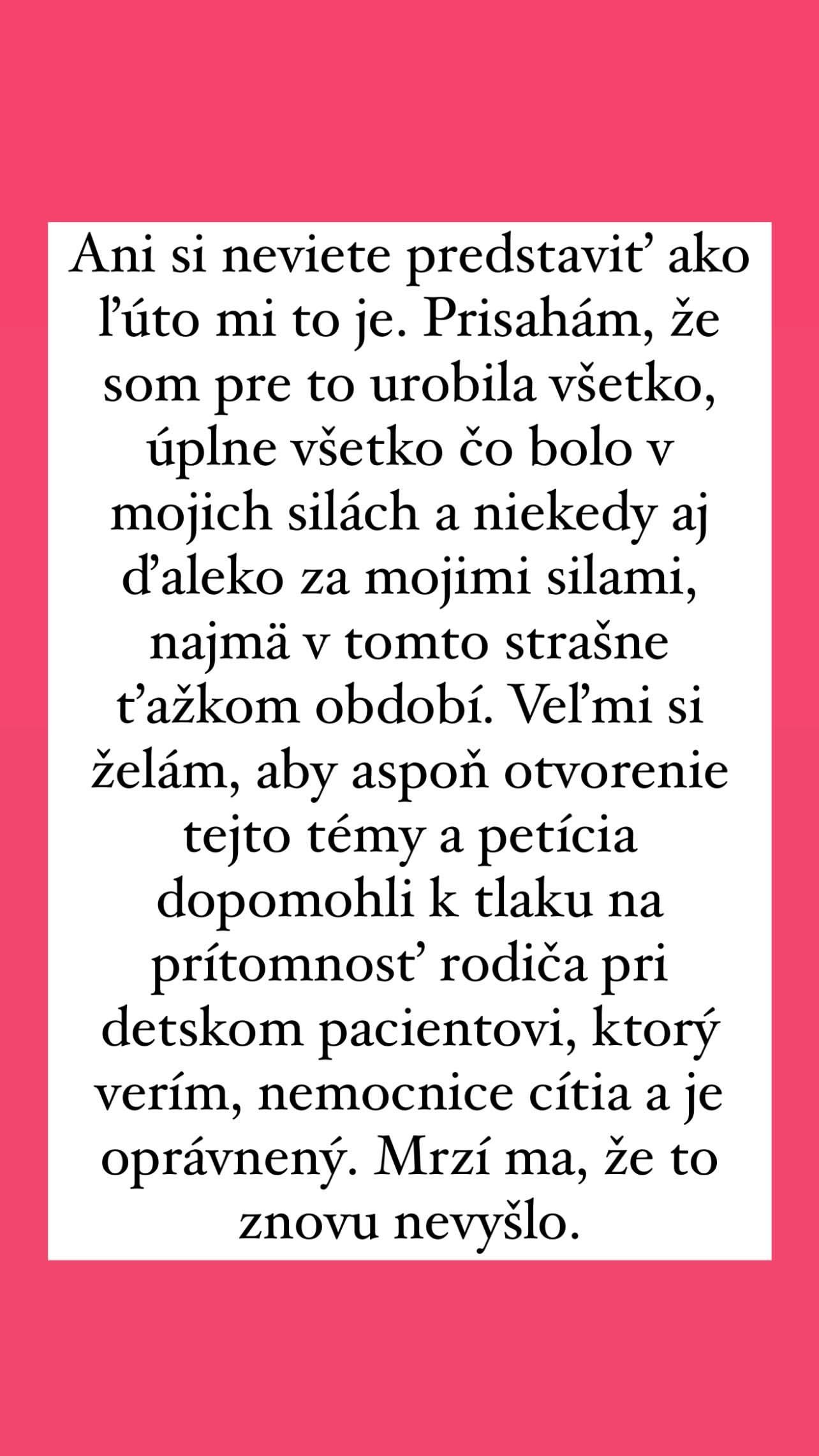 Poslankyňa Marcinková neskrývala rozčarovanie.