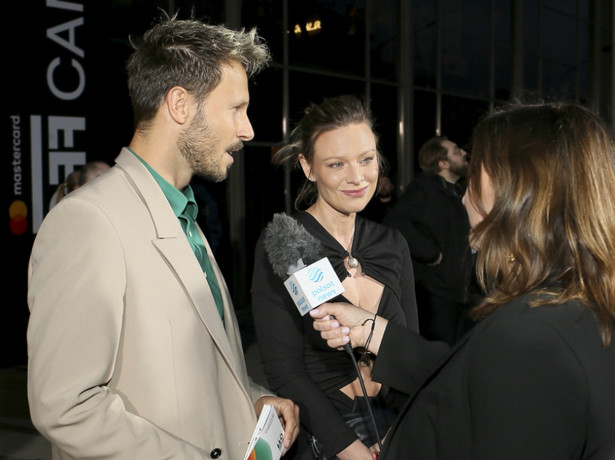 Magdalena Boczarska i Mateusz Banasiuk na otwarciu festiwalu Off Camera 2023