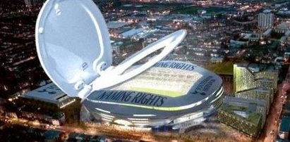 Stadion jak klozet. Internauci kpią z projektu Tottehamu!