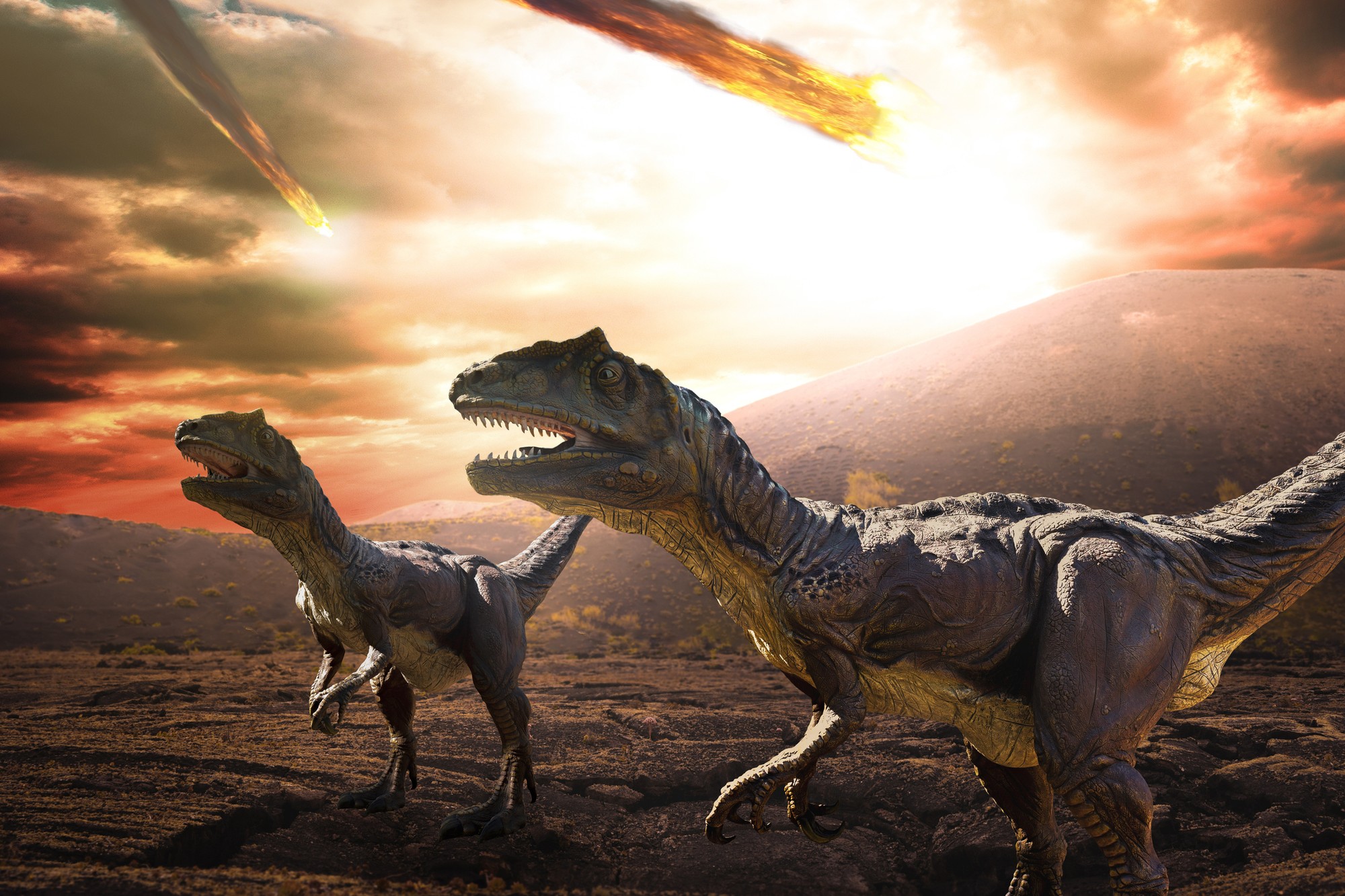 Naši predkovia žili s dinosaurami už pred pádom asteroidu.