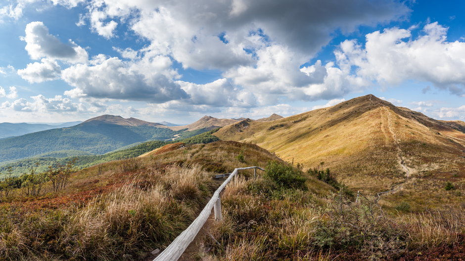 Szlak na Halicz, Bieszczady