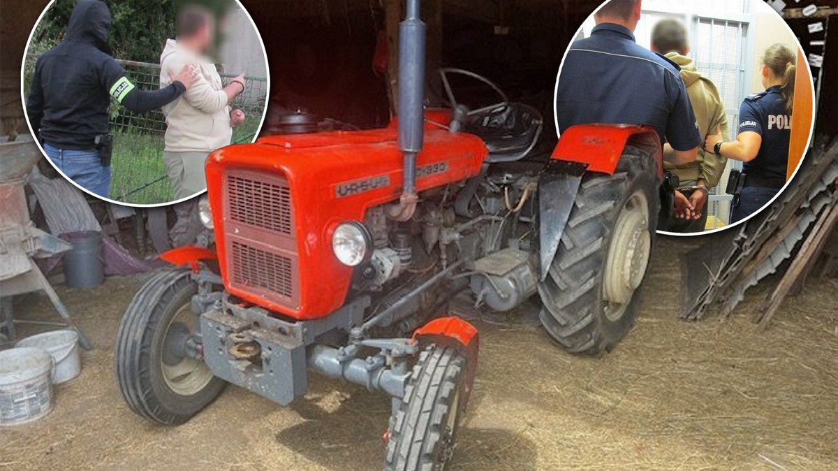 Ten stary traktor stał się "obiektem pożądania". Mężczyźni najedli się przez niego wstydu