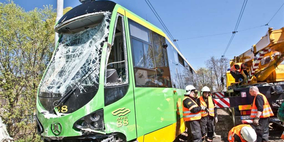 Tragiczne zderzenie tramwajów