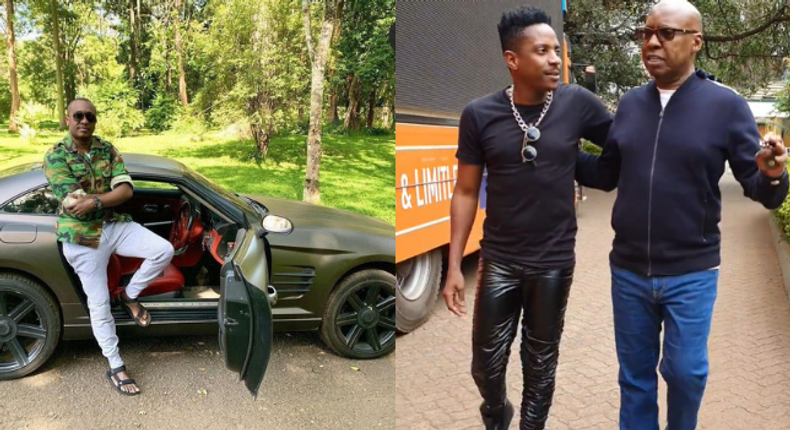 Steve Mbogo, Eric Omondi and Jimmy Wanjigi. KOT divided over Jimmy Wanjigi’s Car gift to Eric  Omondi 