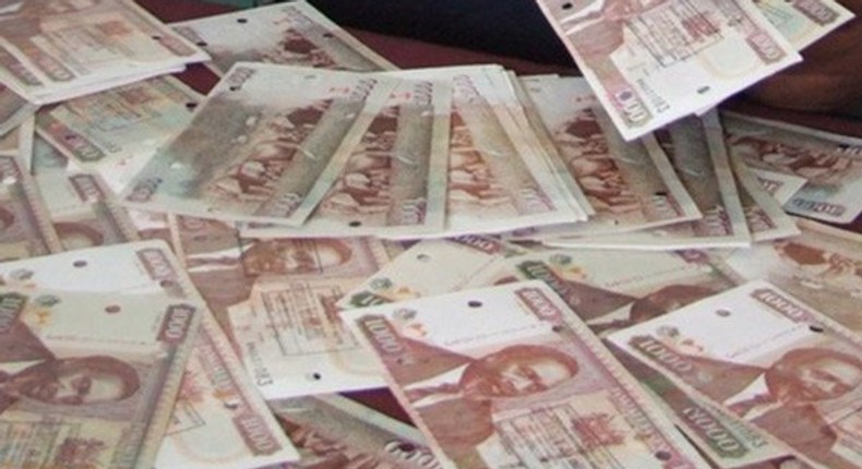 File image of fake Kenyan currency notes