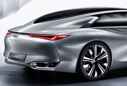 Pierwsze zdjęcie infiniti Q80 inspiration. Ślicznotka z Japonii odsłania wdzięki