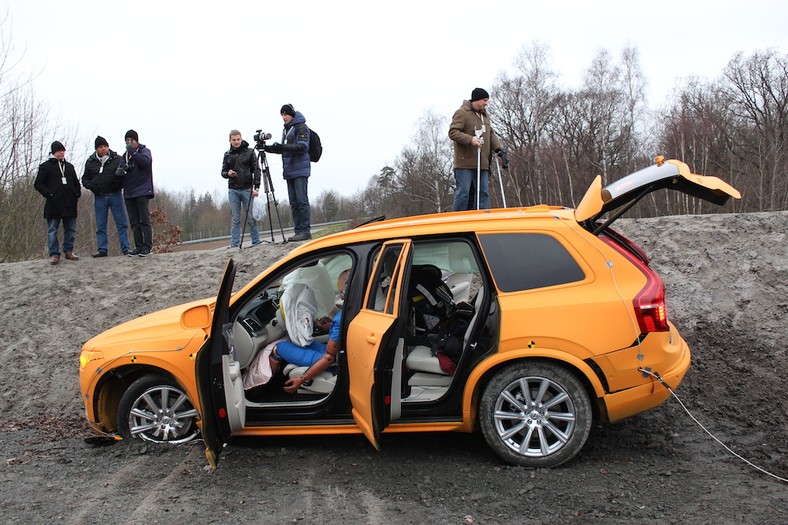 Краш тест volvo