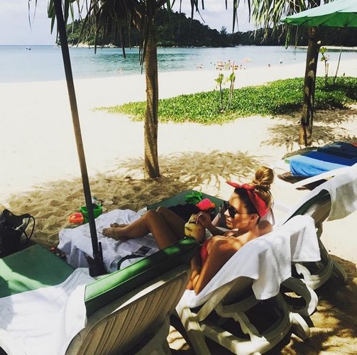 Małgorzata Rozenek na wakacjach