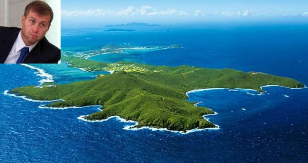 Znane nazwiska i ich prywatne wyspy, Roman Abramowicz – Abramovich Caribbean Island