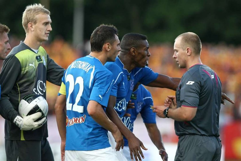 Jagiellonia Białystok - Lech Poznań 2:0 w czwartej kolejce ekstraklasy