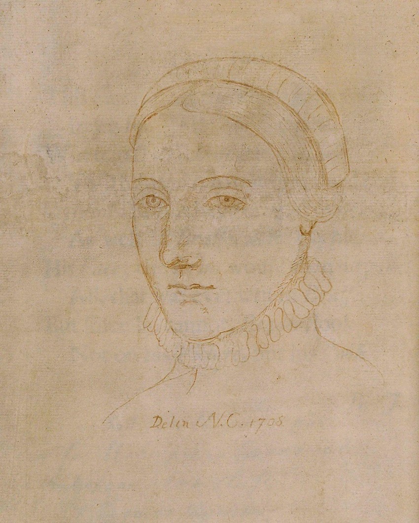 Ovaj portretni crtež iz 1708. godine je jedina sačuvana slika koja možda prikazuje En Hatavej, ili Agnes kako je zovu u filmu „Hamnet" | Foto: Getty Images