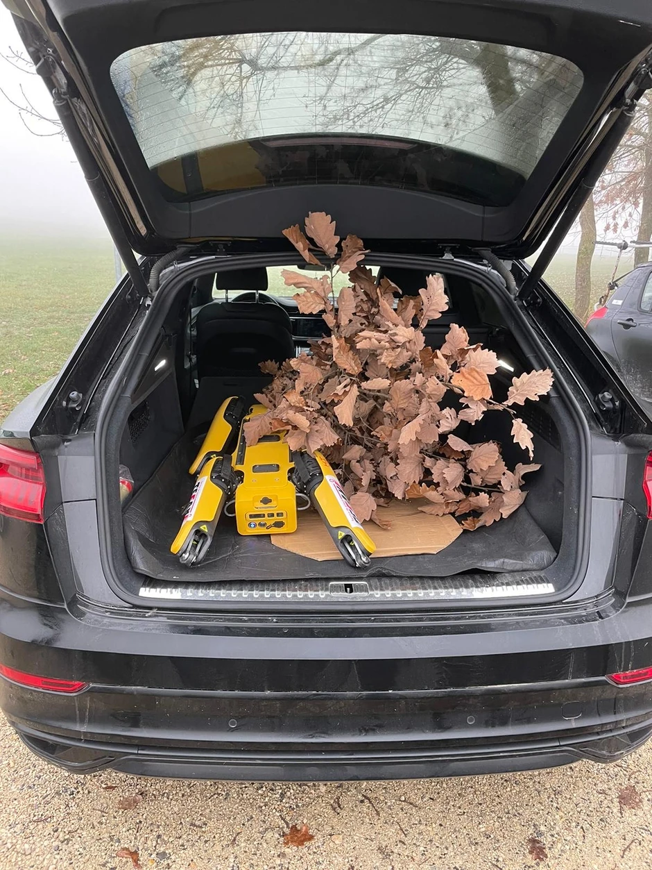 Odlazak po badnjak sa robotom