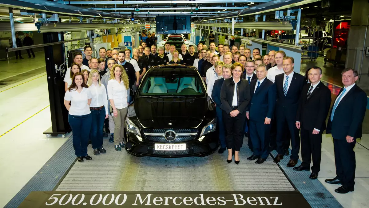 500 tys. Mercedes-Benz z Węgier