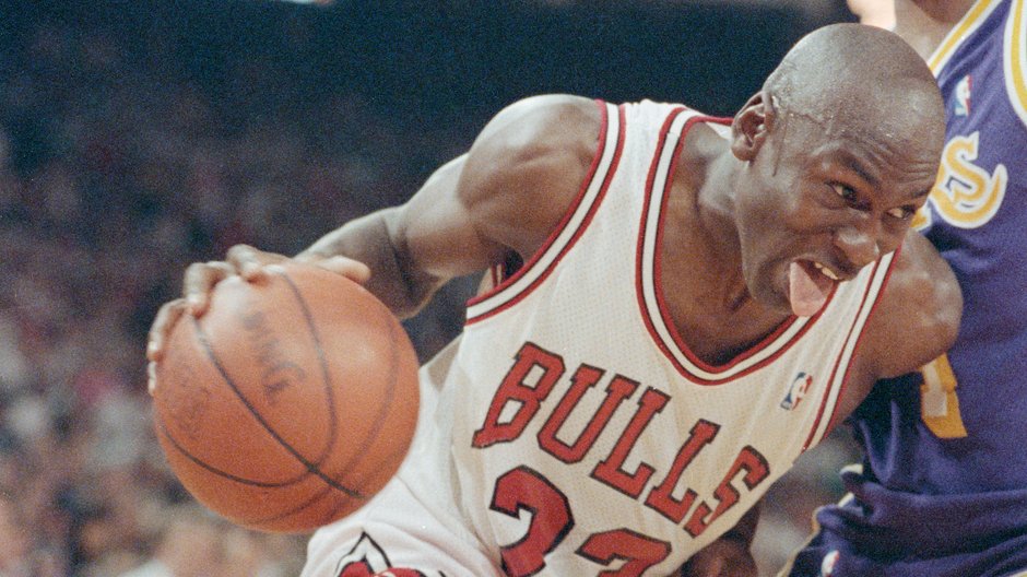 Michael Jordan w finale z Lakers w 1991 roku