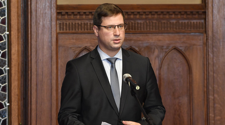 Gulyás Gergely, Miniszterelnökséget vezető miniszter / Fotó: MTI/Máthé Zoltán