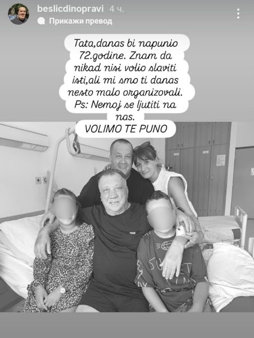 Sin Halida Bešlića objavio sliku sa ocem na dan njegovog rođendana