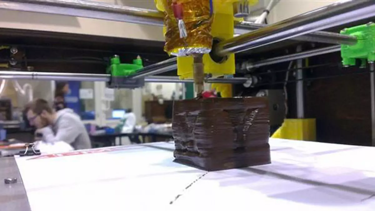 Czekoladka z wydruku 3D na walentynki